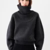 Maglia Pallone Maglione con collo alto ampio