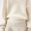 Maglia Pallone Maglione con collo alto ampio