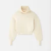 Maglia Pallone Maglione con collo alto ampio