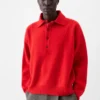 Maglia Polo in maglia stile vareuse Pallone