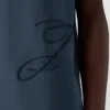 Maglietta a maniche corte J Maglietta con monogramma ricamato Maglietta a maniche corte J Maglietta con monogramma ricamato