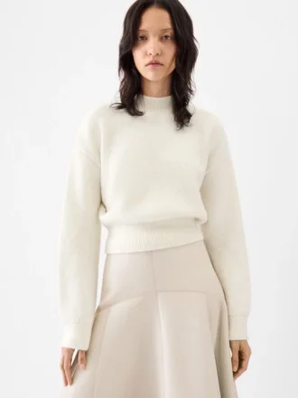 Maglione con logo Jacquemus in maglia