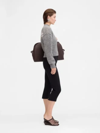 Maglione con logo Jacquemus in maglia