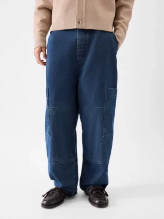 Pantaloni cargo in denim Carré de-Nîmes Jeans cargo