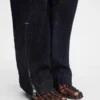 Pantaloni cargo in denim de-Nîmes Jeans cargo curvi