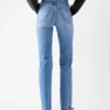 Pantaloni dritti in denim de-Nîmes Jeans a gamba dritta Pantaloni dritti in denim de-Nîmes Jeans a gamba dritta