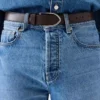 Pantaloni dritti in denim de-Nîmes Jeans a gamba dritta Pantaloni dritti in denim de-Nîmes Jeans a gamba dritta