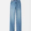 Pantaloni dritti in denim de-Nîmes Jeans a gamba dritta Pantaloni dritti in denim de-Nîmes Jeans a gamba dritta