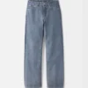 Pantaloni dritti in denim de-Nîmes Jeans a gamba dritta Pantaloni dritti in denim de-Nîmes Jeans a gamba dritta