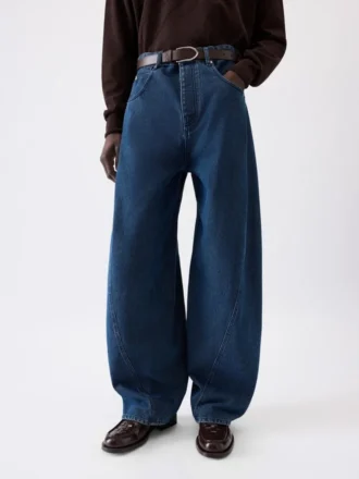 Pantaloni in denim Espiral de-Nîmes Jeans con cuciture intrecciate