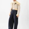 Pantaloni in denim Ovalo de-Nîmes Jeans curvi a vita alta Pantaloni in denim Ovalo de-Nîmes Jeans curvi a vita alta