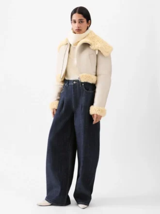 Pantaloni in denim Ovalo de-Nîmes Jeans curvi a vita alta
