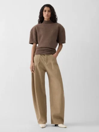 Pantaloni in denim Ovalo de-Nîmes Jeans curvi a vita alta