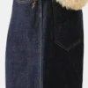 Pantaloni in denim Ovalo de-Nîmes Jeans curvi a vita alta Pantaloni in denim Ovalo de-Nîmes Jeans curvi a vita alta