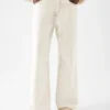 Pantaloni larghi in denim de-Nîmes Jeans oversize