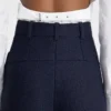 Pantaloni Sauge Pantaloni a vita alta svasati Pantaloni Sauge Pantaloni a vita alta svasati
