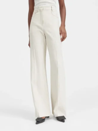 Pantaloni Sauge Pantaloni a zampa a vita alta Pantaloni Sauge Pantaloni a zampa a vita alta