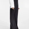 Pantaloni Sauge Pantaloni a zampa a vita alta Pantaloni Sauge Pantaloni a zampa a vita alta