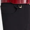 Pantaloni Sauge Pantaloni a zampa a vita alta Pantaloni Sauge Pantaloni a zampa a vita alta
