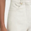 Pantaloni Sauge Pantaloni a zampa a vita alta Pantaloni Sauge Pantaloni a zampa a vita alta
