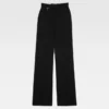 Pantaloni Sauge Pantaloni a zampa a vita alta Pantaloni Sauge Pantaloni a zampa a vita alta