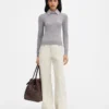Polo in maglia tricot con logo J