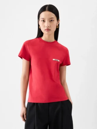 T-shirt a maniche corte Gros Grain T-shirt con logo Grosgrain T-shirt a maniche corte Gros Grain T-shirt con logo Grosgrain