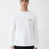 T-shirt a maniche lunghe Gros Grain T-shirt a maniche lunghe con logo Grosgrain T-shirt a maniche lunghe Gros Grain T-shirt a maniche lunghe con logo Grosgrain