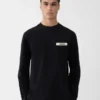 T-shirt a maniche lunghe Gros Grain T-shirt a maniche lunghe con logo Grosgrain T-shirt a maniche lunghe Gros Grain T-shirt a maniche lunghe con logo Grosgrain