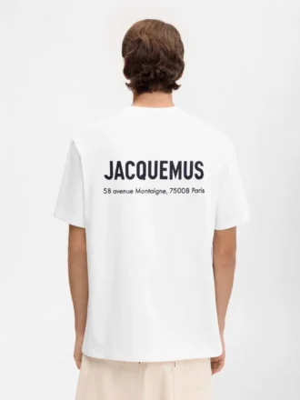 T-shirt con indirizzo Montaigne T-shirt a maniche corte con logo e indirizzo – venduta esclusivamente online e nel nostro negozio di Parigi