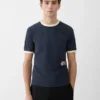 T-shirt Gio T-shirt a maniche corte con toppa ricamata T-shirt Gio T-shirt a maniche corte con toppa ricamata